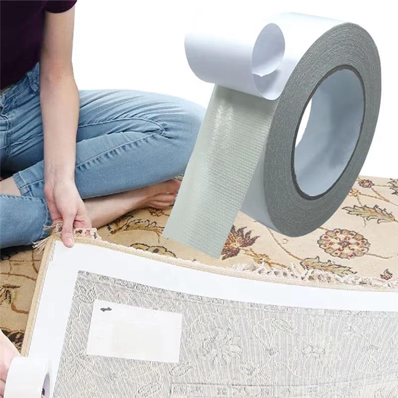 ABKY-50mm Kobercová páska Oboustranná Pro Kusové Koberce Lepidlo Na Koberce Odnímatelná Víceúčelová Lepicí Páska Látková Podlaha