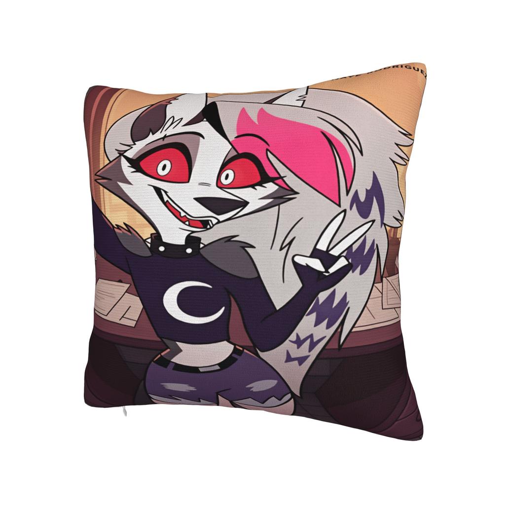 Helluva Boss Loona Pillow Cover Funny Pillow Case For Living Room Sofa Comfy Pillowcases Gift Idea