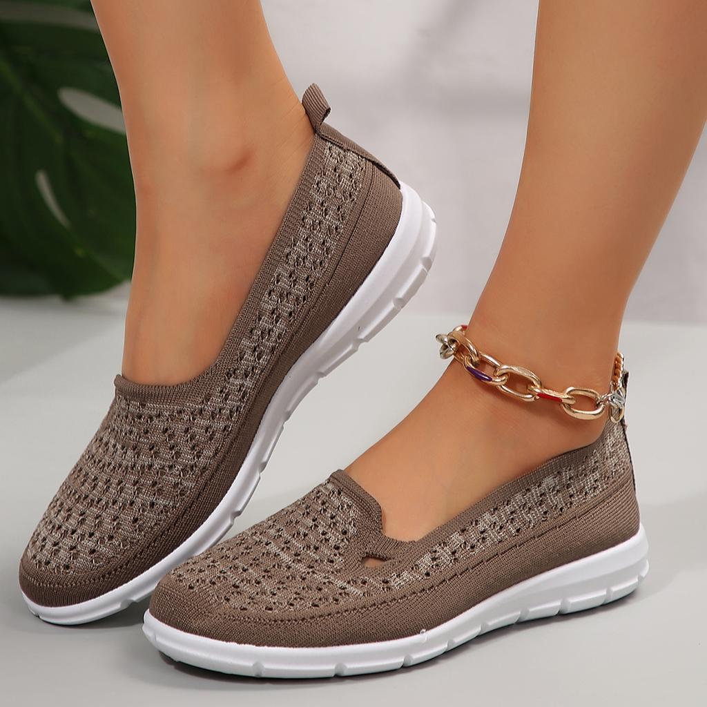 Summer 2025 New Breathable Soft-soled Flats Shoes Retro Women Shoes Fashion Round Head Women Shoes Fashion Shallow Flat Shoes