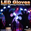 7 Colors Light Show LED Gloves Rave Light Finger Lighting Flashing Glow Mittens for Birthday Festival Glow Party Supplies