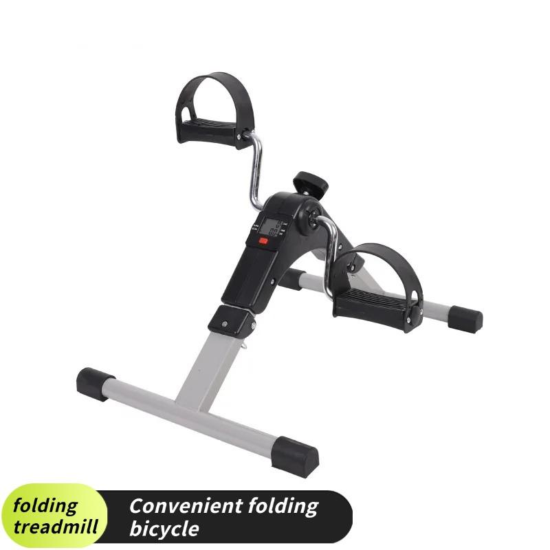 Mini Folding Treadmill Home Leg Fitness Trainer Rehabilitation Training Bicycle Compact Exercise Bike for Home Use