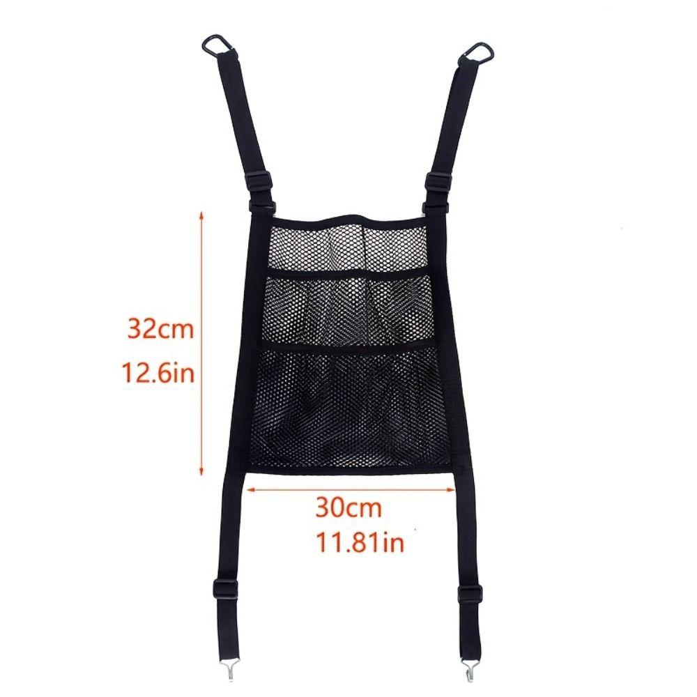 Multi-functional Design Mesh Storage Bag Car Protective Net  Pet Accessories Storage