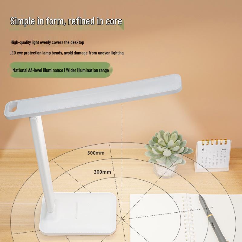 USB LED Folding Desk Lamp - Eye Protection Reading Light for Students, Bedside, Dormitory, and Bedroom Atmosphere Night Light.