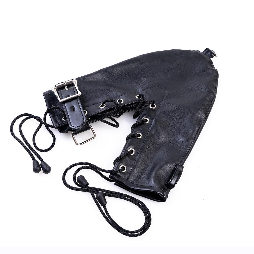 Bestselling Erotic Leather Bondage Restraint for Couples - K9 Handcuffs and Training Prop