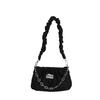 Flower Pleated Cloud Bag Women's Bag Summer New Temperament Chain Shoulder Bag Fashion Messenger Cloth Bag Bag