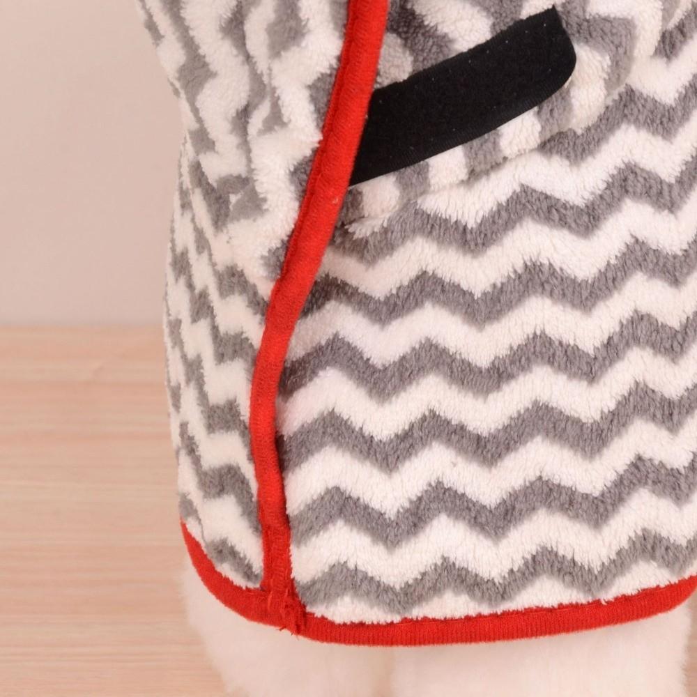 Soft Dog Bathrobe Keeping Warm Cat Absorbent Towel Easy Clean Pet Quick Drying Coat  Bath Time