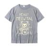 Heavy Meowtal Cat Metal Music Gift Idea Funny Pet Owner T-Shirt Latest Printed Tops Shirt Cotton T Shirts for Boys Geek