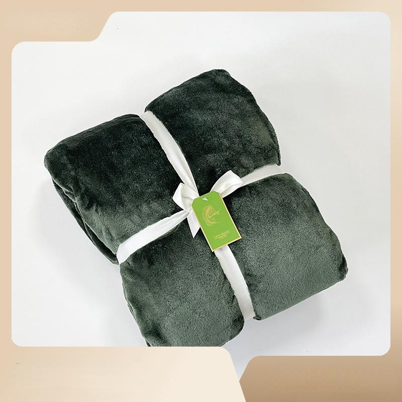 

Однотонное фланелевое одеяло, диванное одеяло для обеденного перерыва. 180*200cm