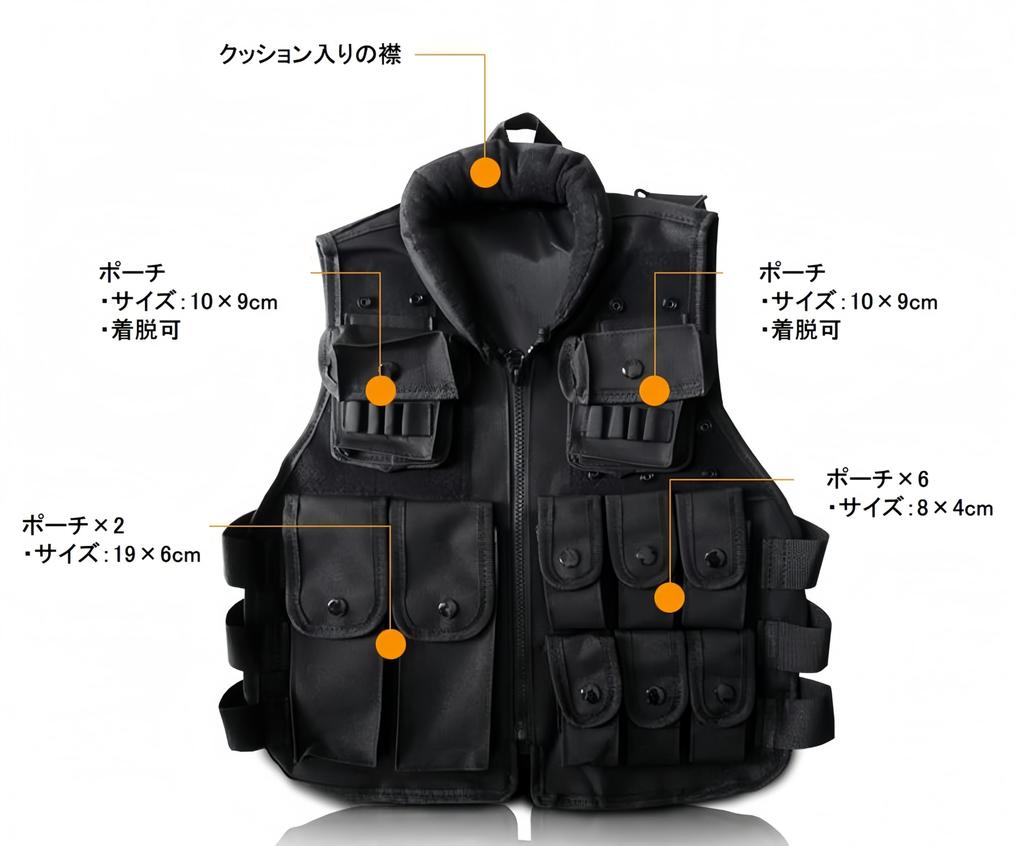 Eine einfache taktische Weste für Kinder, Überlebensweste, Militärweste, Halloween-Cosplay, Armee-Cosplay, mit SWAT-Aufnäher, Multifunktionale Aufbewahrung, Leichtgewicht,