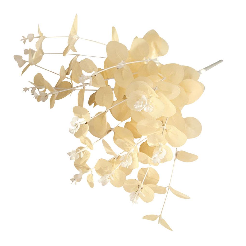 Artificial Flower 4 Branches Flower with Leaves Home Office Wedding