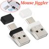 USB Type C 2 In 1 Mouse Mover Driver-Free Automatic Mouse Wiggler Prevent Laptop Entering Sleep for Laptop Keep Computer Awake
