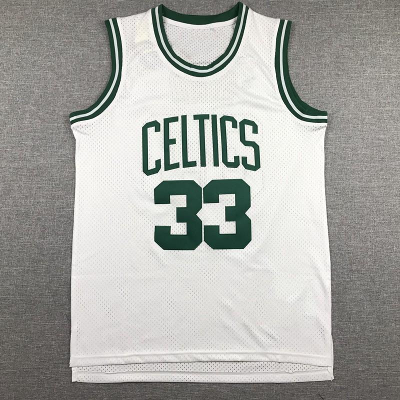 Boston Celtics Basketball Jersey Vest With Embroidered Numbers Names Tatum Irving Bird Fans