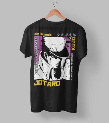 T-Shirt Homme Bio Baumwolle Jo Jo Bizarre Adventure Kujo Jotaro Anime Street