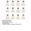 12Pcs Professional Badminton Shuttlecocks Tournament Grade Training Badminton Shuttlecocks High Speed Stable Flight Sport Accessories