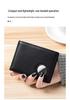 Men's RFID Blocking Anti-theft Leather AirTag Wallet & Card Holder