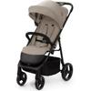 Poussette Canne Jusqu'à 22 Kg Kinderkraft TRIG3, Pliage D'une Seule Main, Réglable En Position Allongée, Beige