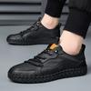 Mode Mode Echte Lederschuhe Herren Slipper Business Casual Lederschuhe Klassische Weiche Mokassins Hombre Atmungsaktive Herrenschuhe Flach