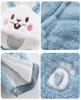 Warm Baby Baby Newborn Baby Fleece Open For Baby Shower Cold Heat Retention B 66 [Panegy] Clothes, Rompers, Coveralls, Overalls, Lined, Hooded, Front,