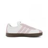Adidas Neo Vl Court Peach Wedding Girlish, Amber Leather Waterproof Low top Skateboard Shoes Unisex Yellow HQ1802(Team189-)
