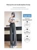Women's Summer High-Waisted Wide-Leg Slimming Pants - Plus Size, Sun Protection, Loose Fit, Casual Style