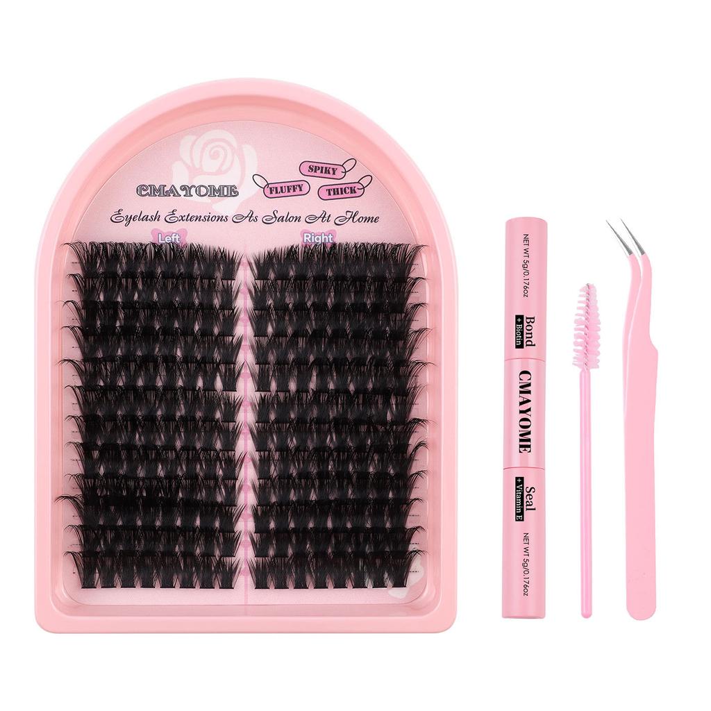 216 Clusters D Song Single Cluster False Eyelashes Natural Thick Simulation Daily Makeup Segmented Multi-Hair Eyelashes