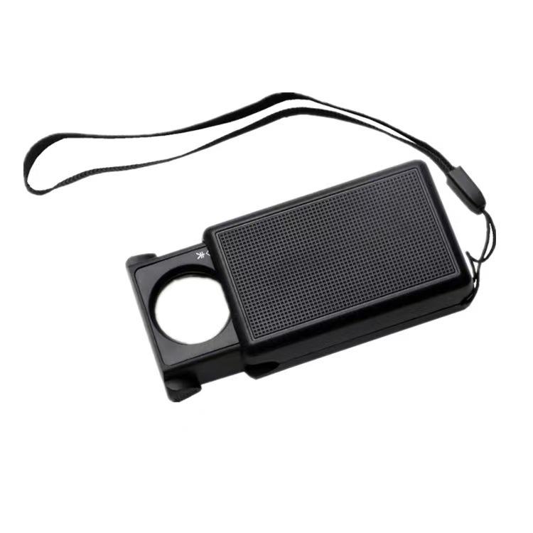 Jewelry Loupe Magnifier with Led Uv Light 30X 60X Jewelers Eye Magnifying Glass Fold for Gems Stamps Coins Watches Antiques