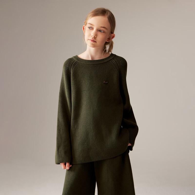 

Свитшот свободного кроя для девочек ELLE KIDS из модала и хлопка 130