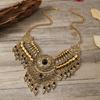 Ethnic European and American Retro Tassel Necklace Exaggerated Sweater Clavicle Chain
