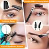 Women's facial hair tweezers 7-pack eyebrow tweezers set endogenous hair tweezers set eyebrow brush