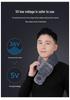 Unisex Smart USB Heated Scarf with Neck Protection, Vibration, Hot Compress & Massage