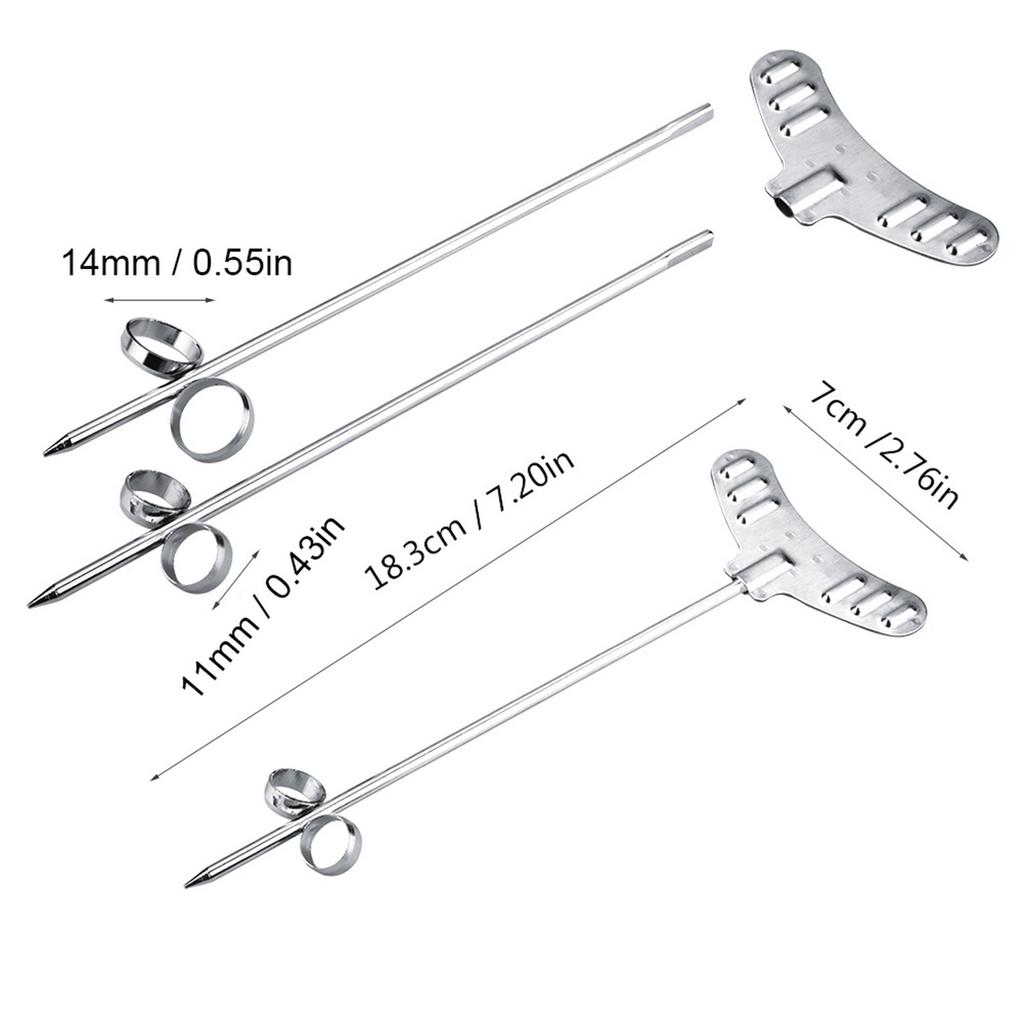 2pcs / set Stainless Steel Vegetable Spiral Cutter Manual Potato Spiral Cutter Carrot Cucumber Carving Roller Vegetable Slicer