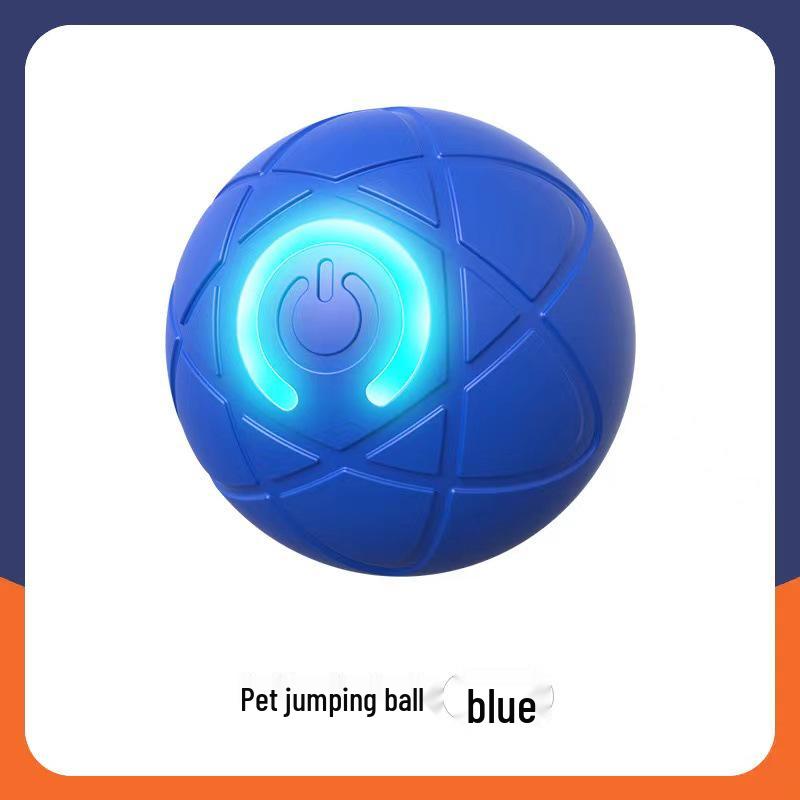 Cross-Border Pet Electric Bouncing Ball: Bite-Resistant Toy for Cat & Dog Boredom Relief