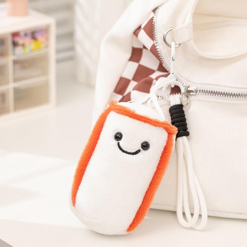 Plush Boxing Glove Keychain With Sandbag Hanging Decor For Fitness Enthusiasts