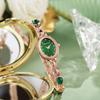 Orologio da donna con catena e bracciale al quarzo con strass intarsiati Orologio da polso Orologio da donna Orologi