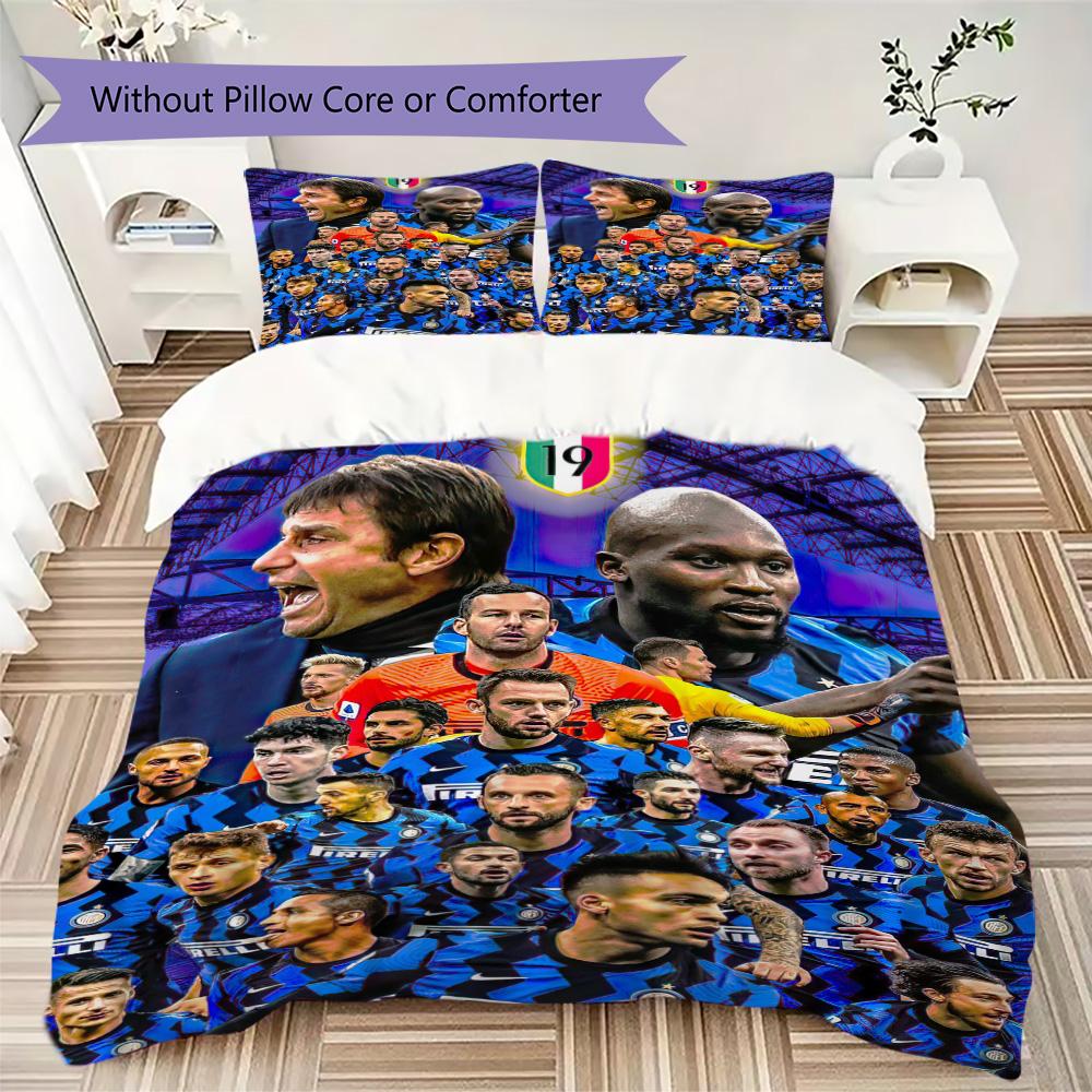 Famous F.C. Internazionale Milano football player Lautaro Martínez  Home Decoration Soft Bedding Down Pillowcase Duvet Cover (without core) L3