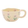 Tazza Lussuosa in Ceramica per Bevande Calde e Fredde - Elegante Tazza da Latte e Caffè con Manico