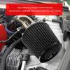Clamp-on Air Intake Filter, 3/3.5/4 Inch High Flow Vehicle Engine Air Filters Replacement, Washable & Reusable Round Tapered Cone Filters for Cars