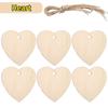 DIY Wooden Christmas Ball Decoration Round Blank Wood Slices Paint Ornament Xmas Tree Hang Pendant Craft Home Decor Baubles Tag
