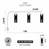 Guirlande lumineuse intérieure - cobus - modèle cozyhome - 5 m - 30 clips photo - led blanc chaud