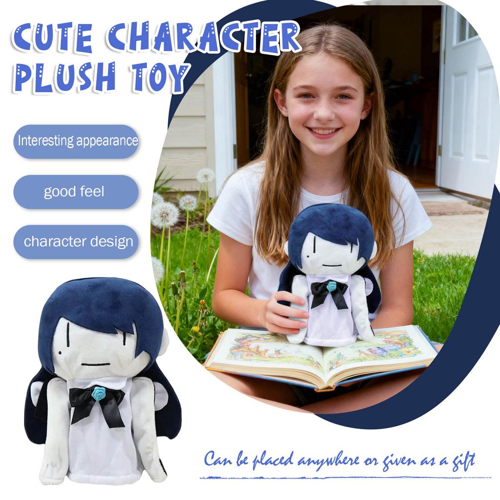 Plysjdukke, leketøysgave, tegneserie, filledukke for barn, gavepute for barn