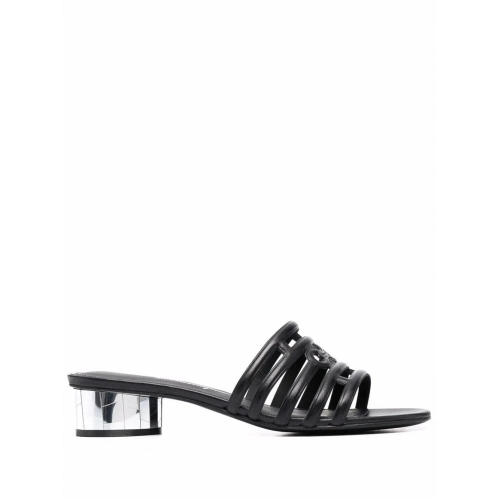 Salvatore Ferragamo Ferragamo 30mm Finn Sandals Black