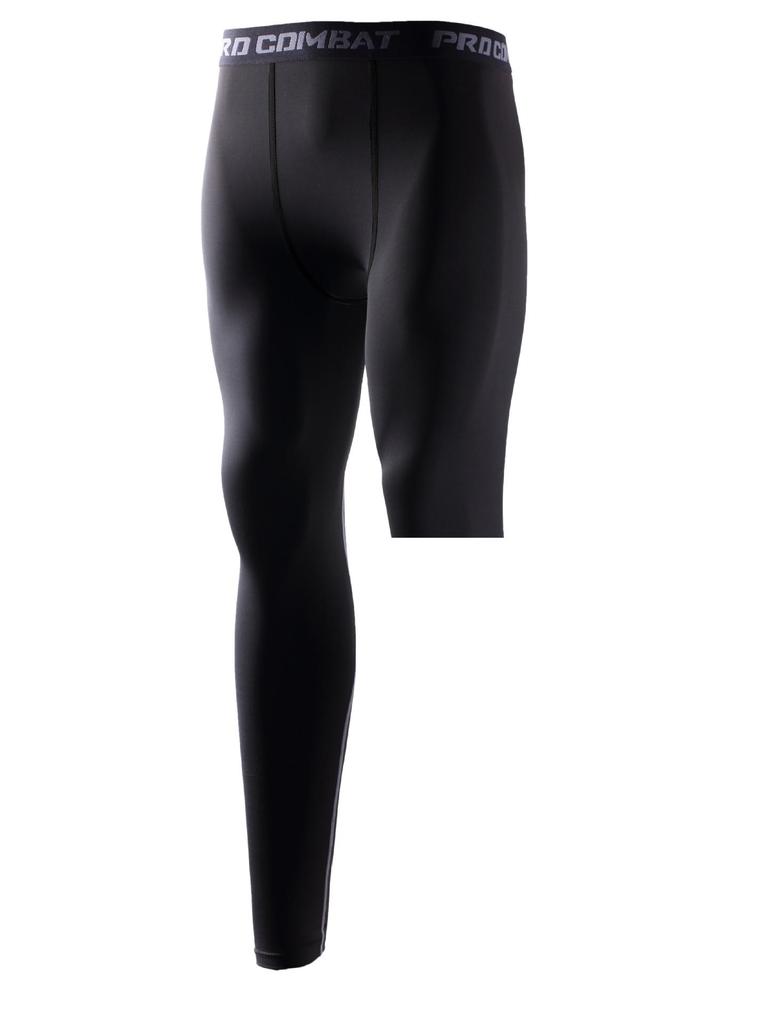 Schnelltrocknendes Kompressions-Sportset für Herren: Sommer Kurzarm-Top & Tights zum Laufen, Trainieren und Basketballspielen.