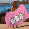 Cartoon C-Chiikawas Beach Towel Colorful Bath Towels for Girl Microfiber Quick Dry Custom Sand Free Beach Yoga Spa Gym Pool
