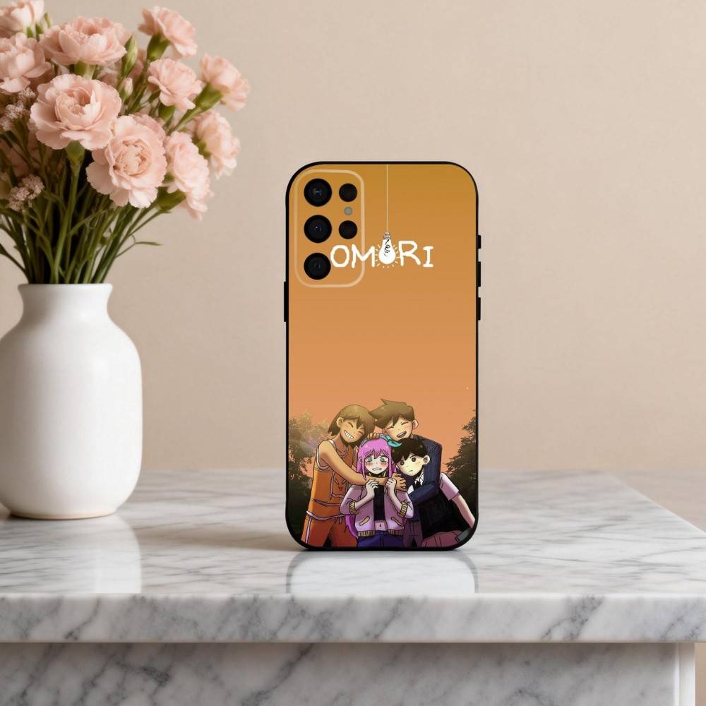 G-Game O-Omori-L Phone Case For Samsung S25,S24,S21,S22,S23,S30,Ultra,S20,Plus,Others Soft Black Case