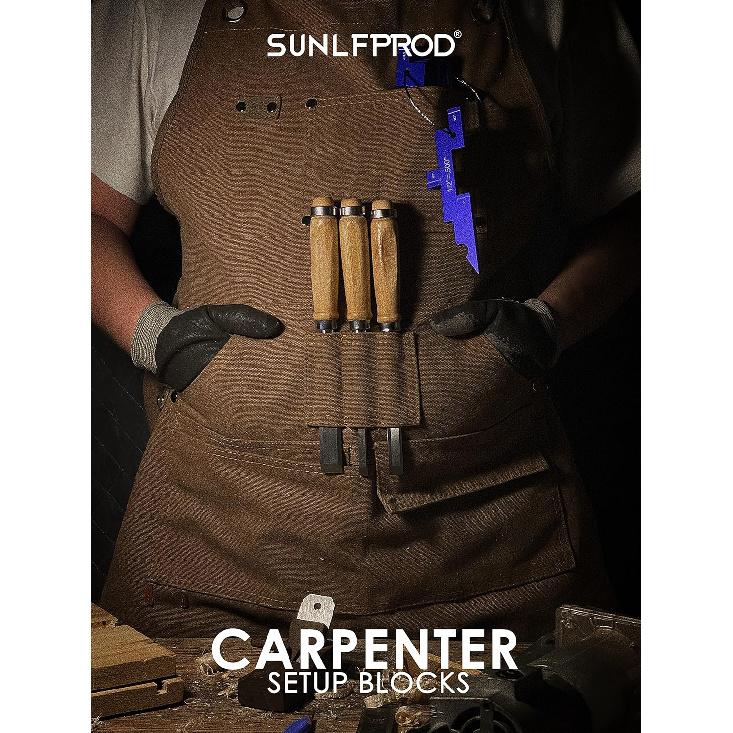 Router Setup Blocks Woodworking 7pcs Aluminum Precision Router Table Set Up Bars for Woodworking & Routers Setup Bars Woodworking Setup Thickness,