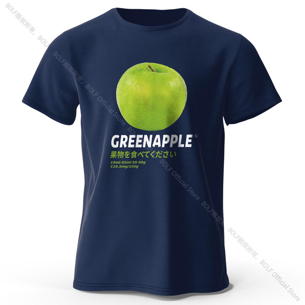 

Футболка с минималистичным принтом Apple - современная и стильная повседневная футболка для мужчин и женщин, легкий дышащий хлопок XXXL тёмно-синий