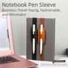 Single Pen Organizers With Adjustable Strap Leather Cover For Multiple Writing Tools Office School Accessory