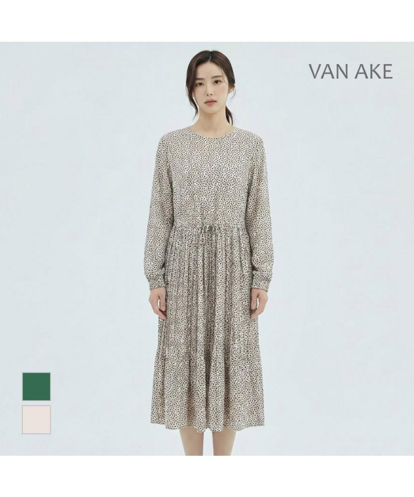 VANAKE Flower Pattern Dress_Vb35Opq304Z