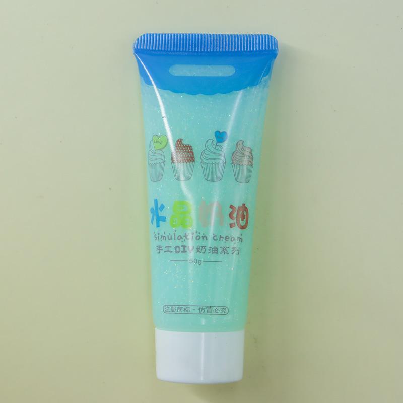 50g Crystal Cloud Gel for Kids DIY Crafts Jewelry & Phone Case Decor - Eco-Friendly Glitter Translucent Anti-Freeze Art Supplies