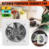 220V 6 Inches Vent Exhaust Fan Air Ventilation Fans Wall Window For Home Toilet Bathroom Kitchen 40W
